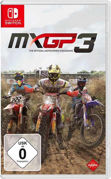 Front Cover for MXGP3: The Official Motocross Videogame (Nintendo Switch) (download release)