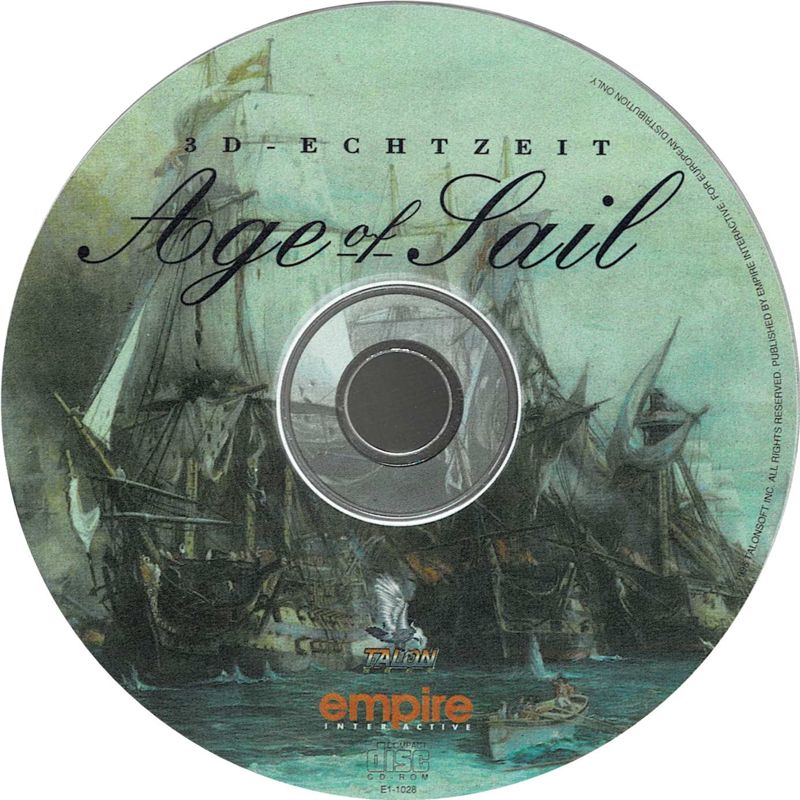 Age of Sail cover or packaging material - MobyGames