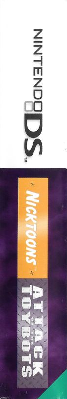 Spine/Sides for Nicktoons: Attack of the Toybots (Nintendo DS)