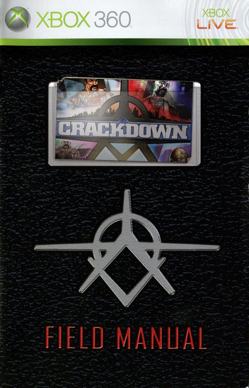 Manual for Crackdown (Xbox 360): Front