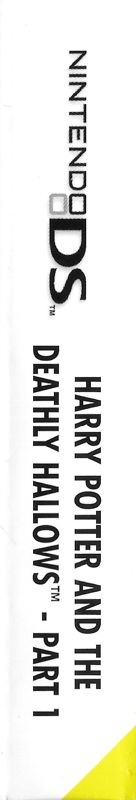 Spine/Sides for Harry Potter and the Deathly Hallows: Part 1 (Nintendo DS)