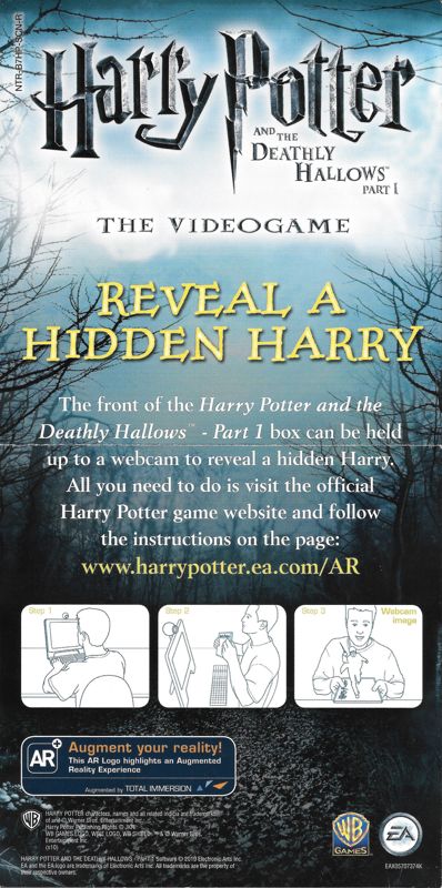 Extras for Harry Potter and the Deathly Hallows: Part 1 (Nintendo DS): Reveal a hidden Harry