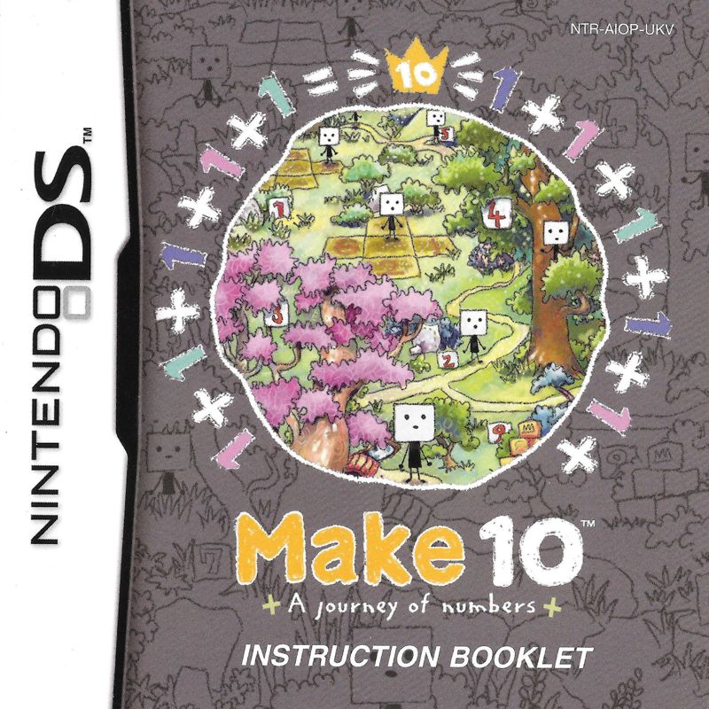 Manual for Make 10: A Journey of Numbers (Nintendo DS): Front