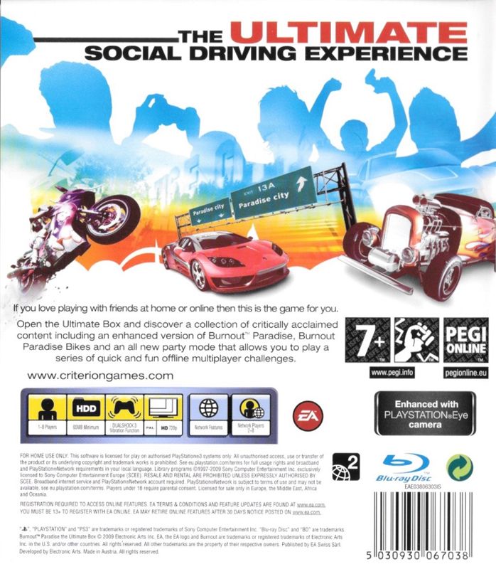 Bloemlezing Stoffelijk overschot James Dyson Burnout: Paradise - The Ultimate Box cover or packaging material - MobyGames