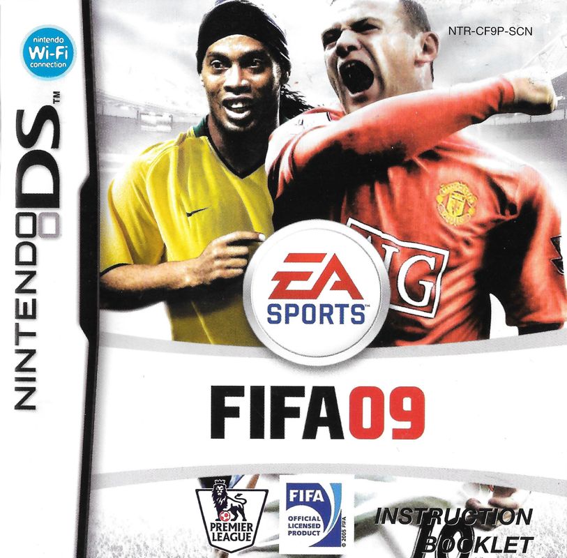 Manual for FIFA Soccer 09 (Nintendo DS): Front