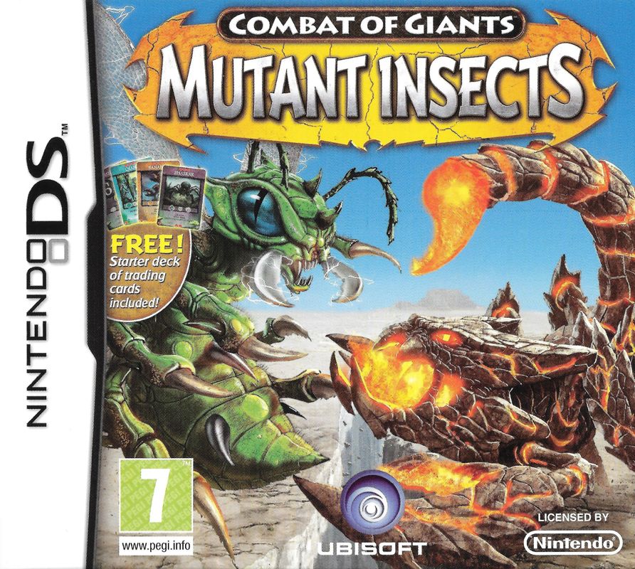 Front Cover for Battle of Giants: Mutant Insects (Nintendo DS)