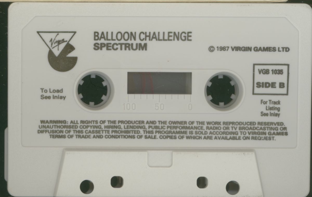 Media for Trans-Atlantic Balloon Challenge: The Game (ZX Spectrum)