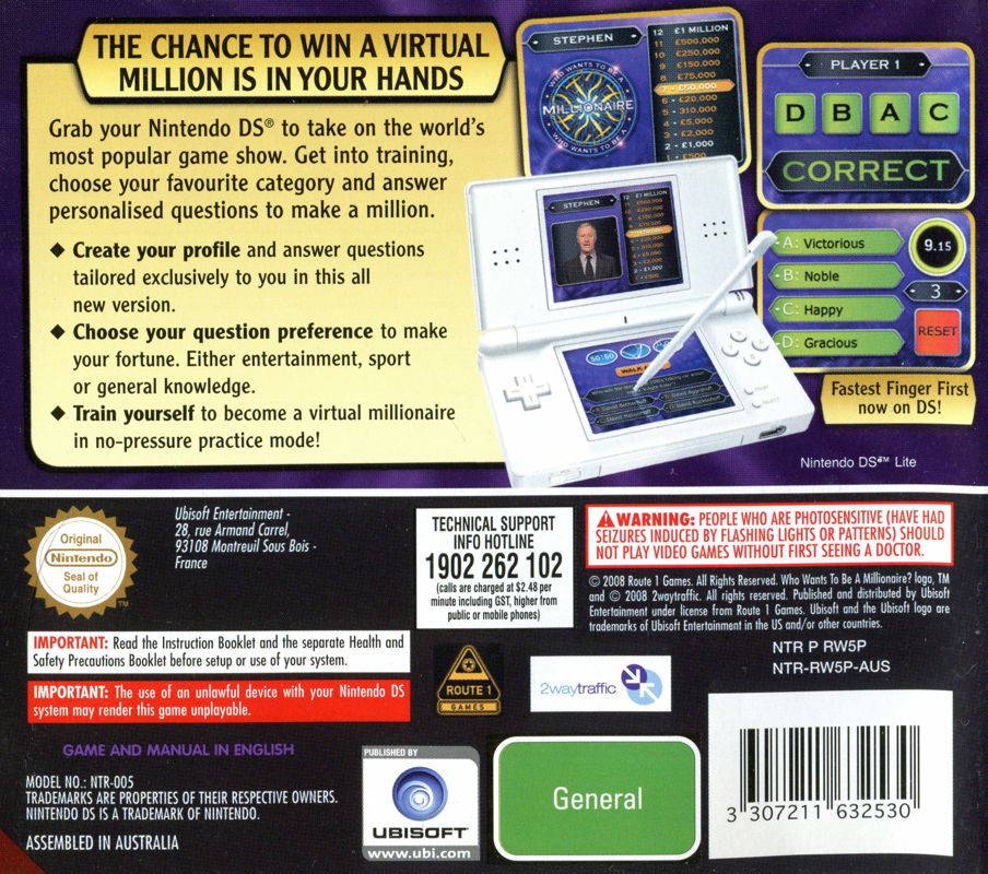 Who Wants to Be a Millionaire: 2nd Edition cover or packaging material ...