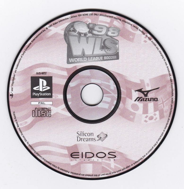 Media for World League Soccer '98 (PlayStation)