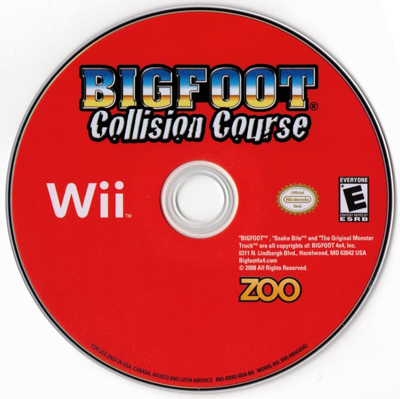Media for Bigfoot: Collision Course (Wii)