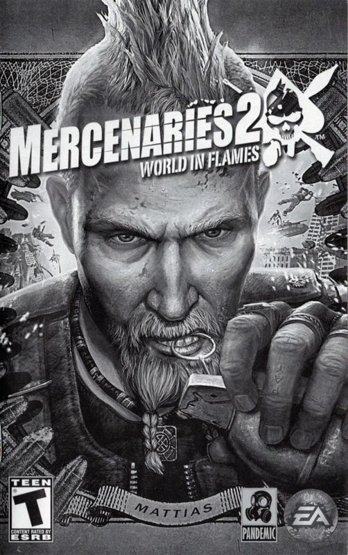 Manual for Mercenaries 2: World in Flames (Windows): Front