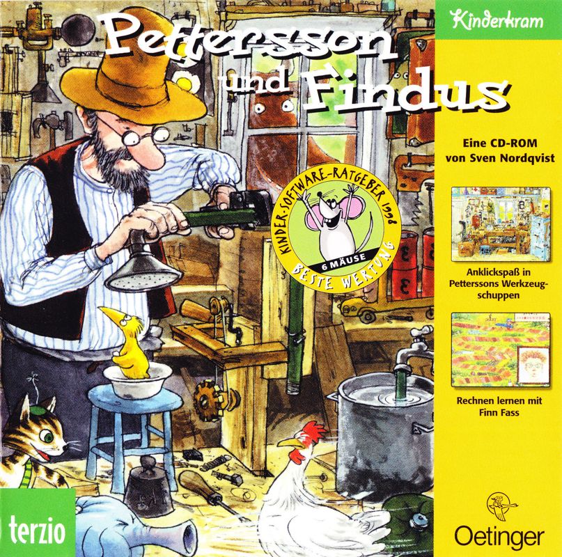 Other for Pettson o Findus i snickarbon (Macintosh and Windows 16-bit): Jewel Case - Front / Manual Front