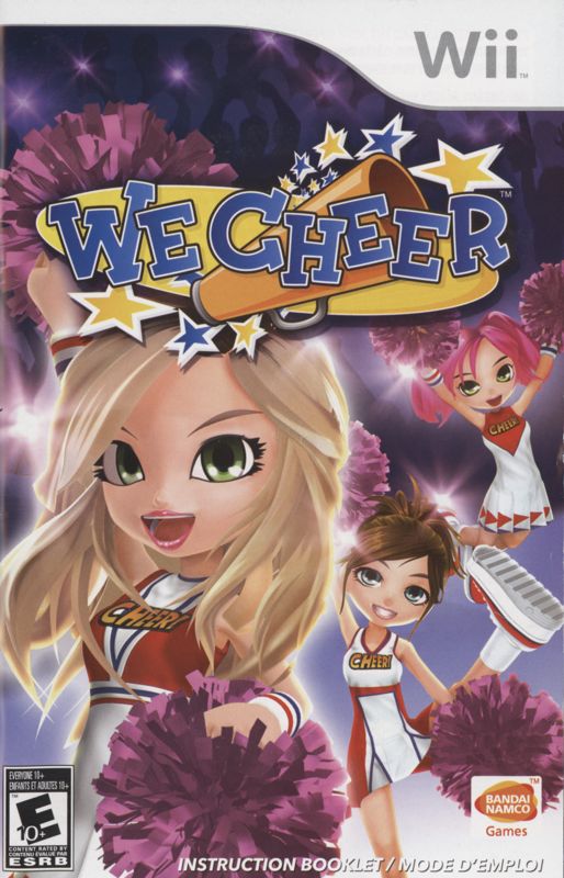 Manual for We Cheer (Wii): Front