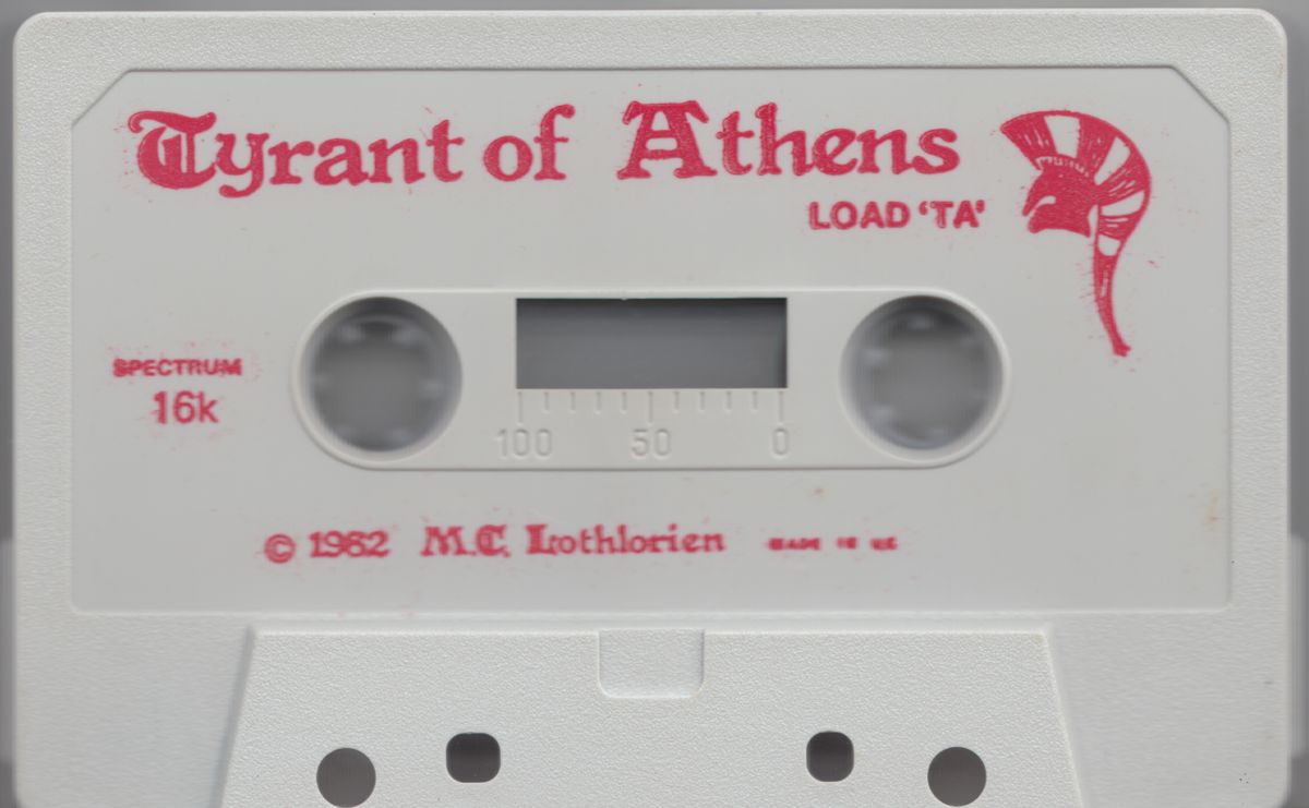 Media for Tyrant of Athens (ZX Spectrum)