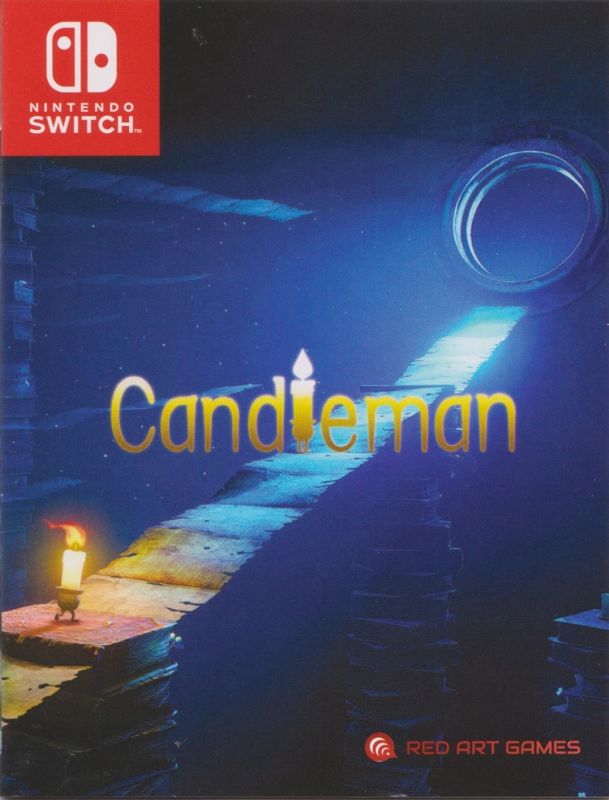 Extras for Candleman: The Complete Journey (Nintendo Switch) (Red Art Games release): Art Booklet - Front