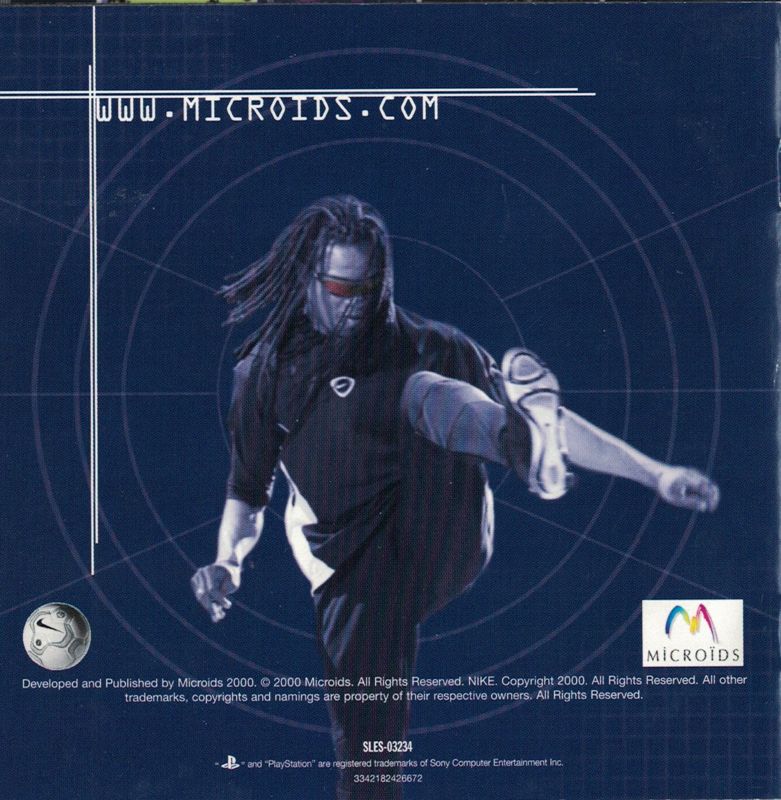 Manual for The Mission (PlayStation): Back