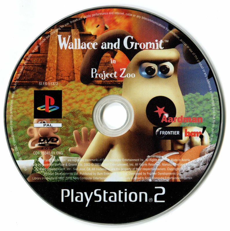 Media for Wallace & Gromit in Project Zoo (PlayStation 2)