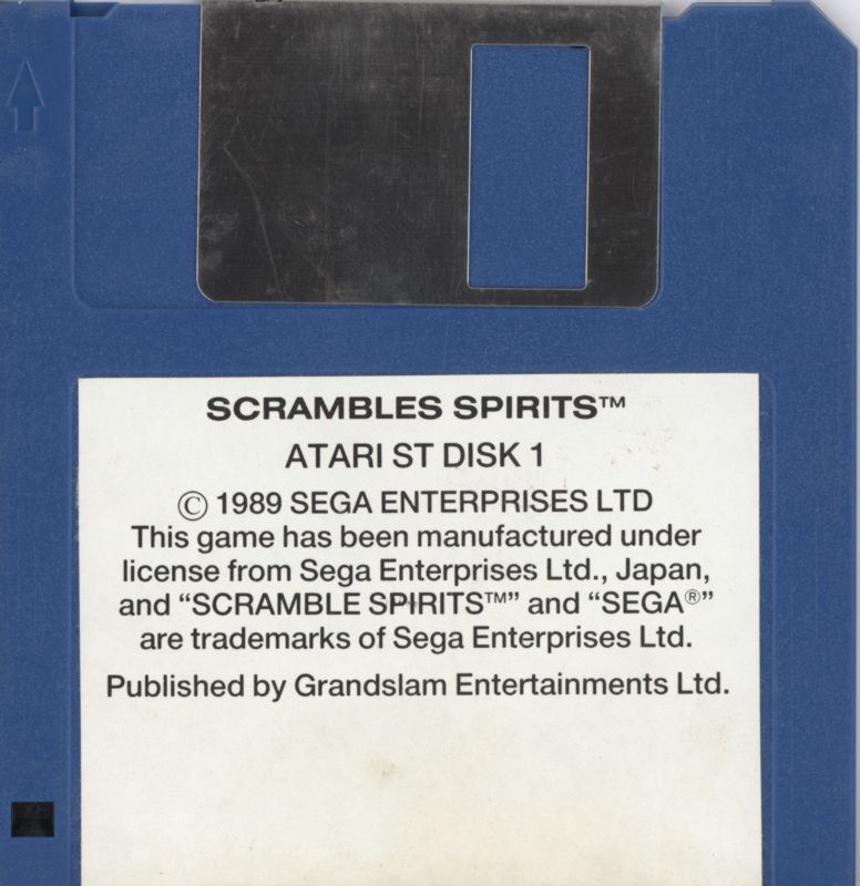 Media for Scramble Spirits (Atari ST): Disk 1