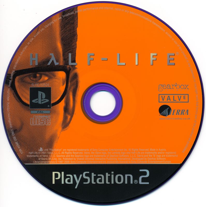 Media for Half-Life (PlayStation 2)