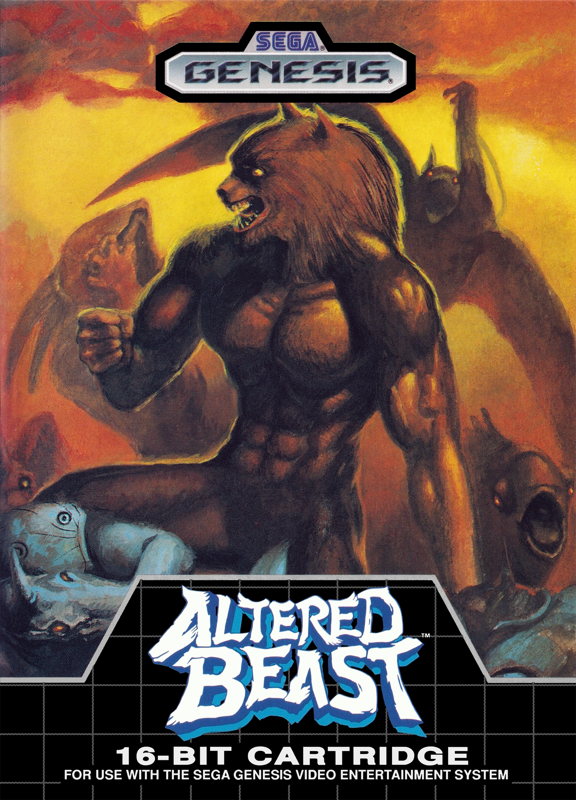 Front Cover for Altered Beast (Genesis)