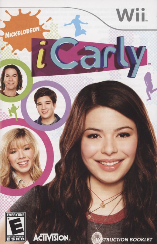 Manual for iCarly (Wii): Front