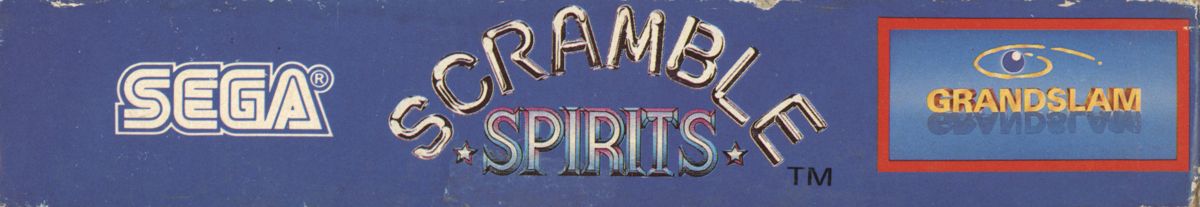 Spine/Sides for Scramble Spirits (Atari ST): Left