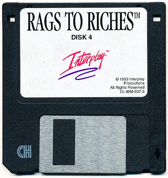 Media for Rags to Riches: The Financial Market Simulation (DOS): Disk 4
