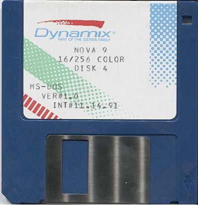 Media for Nova 9: The Return of Gir Draxon (DOS) (International dual-media release): 3.5" Disk 4