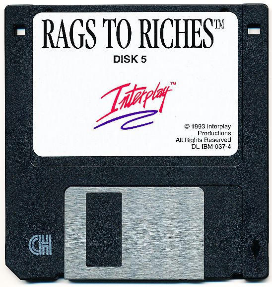 Media for Rags to Riches: The Financial Market Simulation (DOS): Disk 5