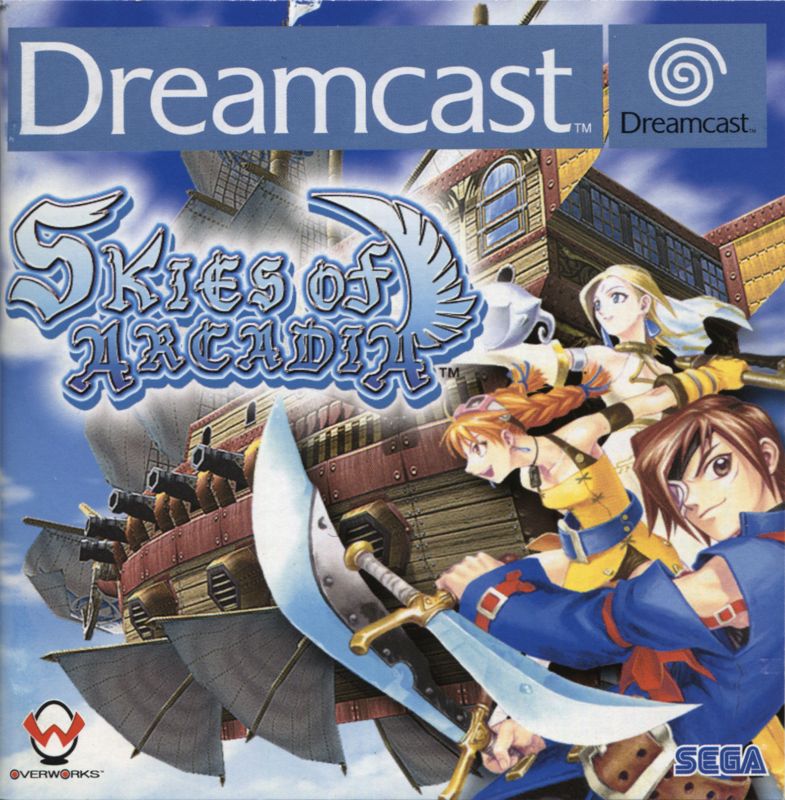 Manual for Skies of Arcadia (Dreamcast): Front