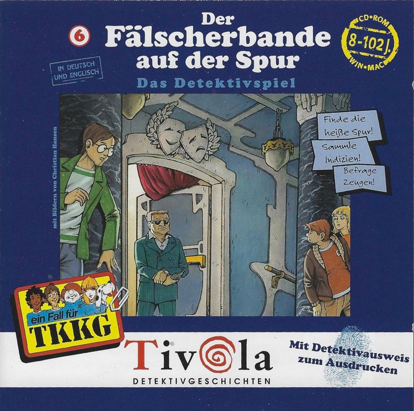 Manual for Ein Fall für TKKG: Der Fälscherbande auf der Spur (Macintosh and Windows and Windows 3.x): Front