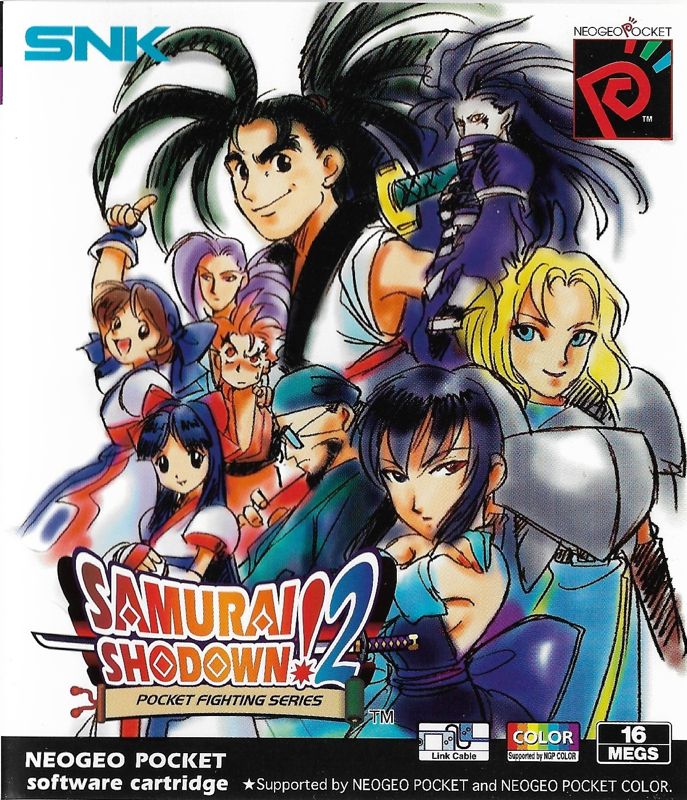 Front Cover for Samurai Shodown! 2: Pocket Fighting Series (Neo Geo Pocket Color)