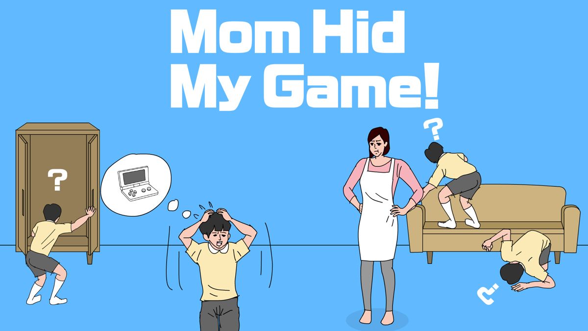 Front Cover for Hidden my game by mom - escape room (Nintendo Switch) (download release)