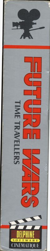 Spine/Sides for Future Wars: Adventures in Time (DOS) (5.25" disk version): Left