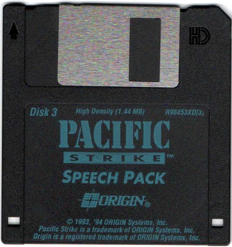 Media for Pacific Strike: Speech Pack (DOS): Disk 3
