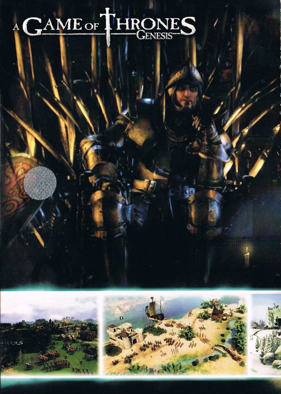 Inside Cover for A Game of Thrones: Genesis (Windows): Left