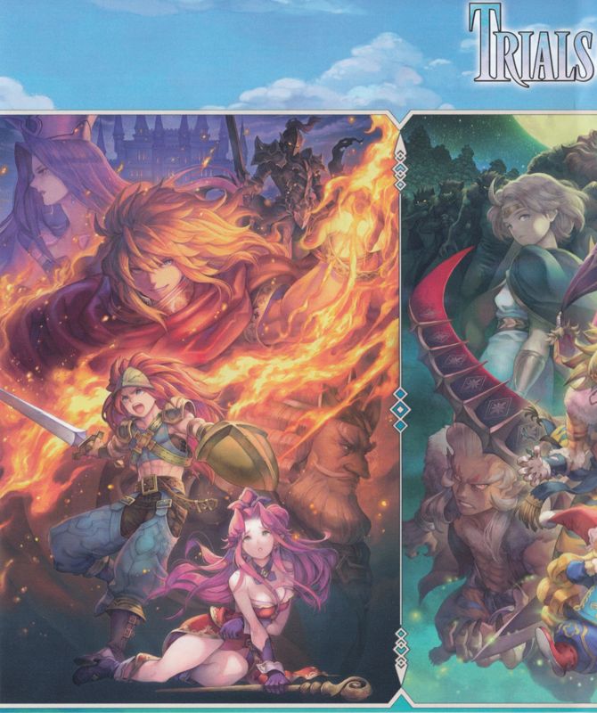 Inside Cover for Trials of Mana (PlayStation 4): Left