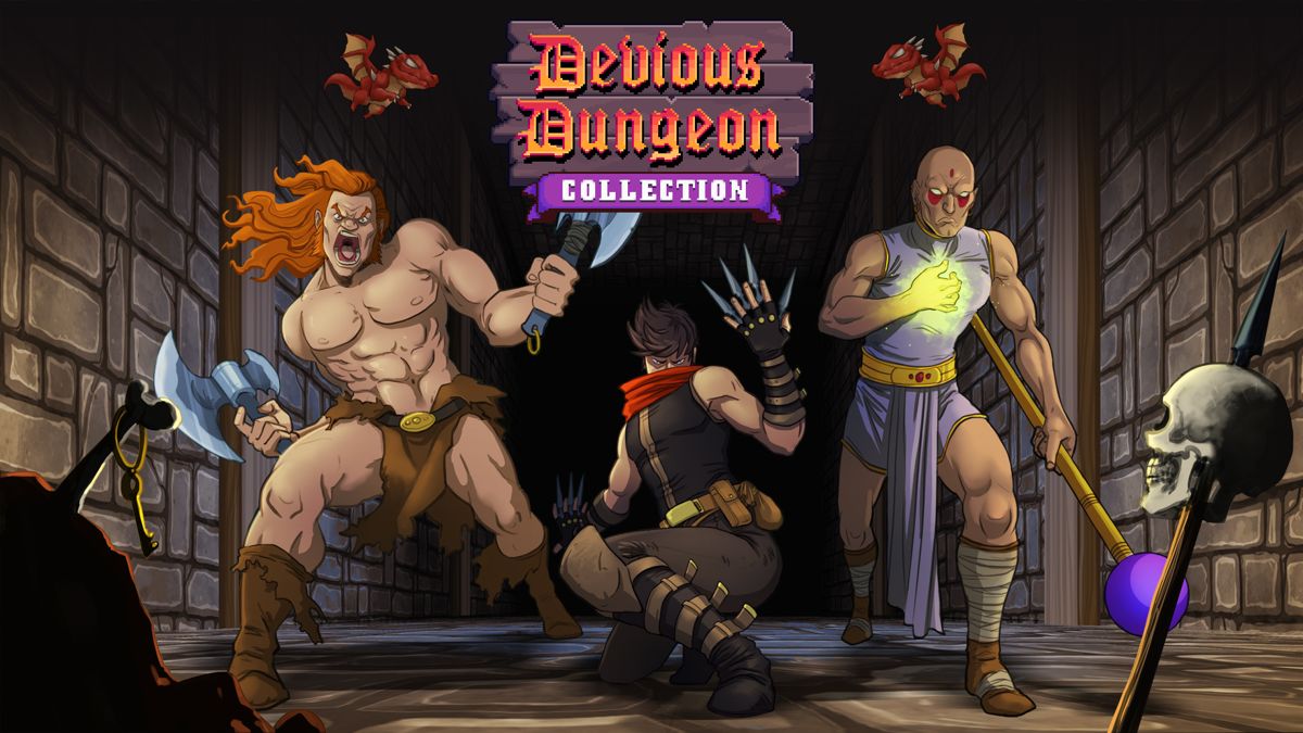 Front Cover for Devious Dungeon Collection (Nintendo Switch) (download release)
