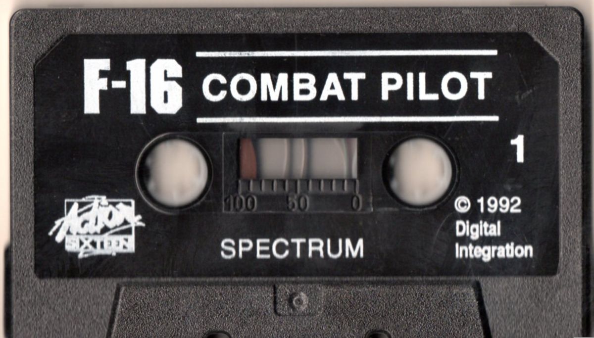 Media for F-16 Combat Pilot (ZX Spectrum) (Action Sixteen budget release)