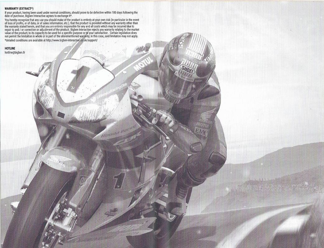 Inside Cover for Isle of Man TT: Ride on the Edge (Nintendo Switch)