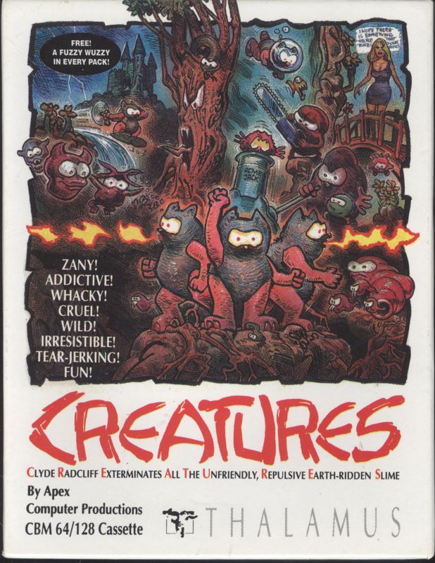 Front Cover for Creatures (Commodore 64)