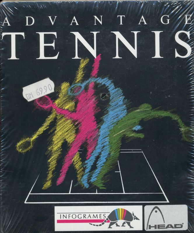 Front Cover for Advantage Tennis (DOS) (dual media version)