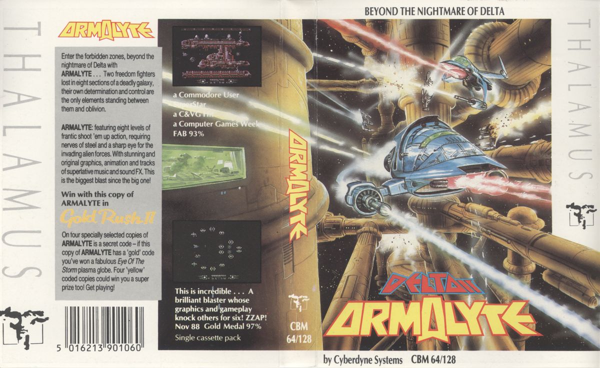 Full Cover for Armalyte (Commodore 64)