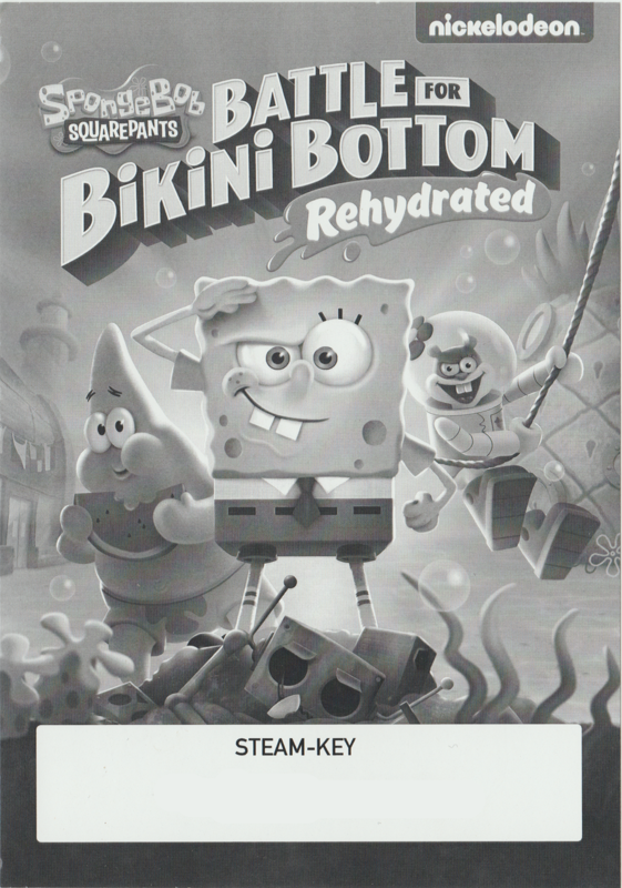 Other for SpongeBob SquarePants: Battle for Bikini Bottom - Rehydrated (Windows): Steam Key Insert