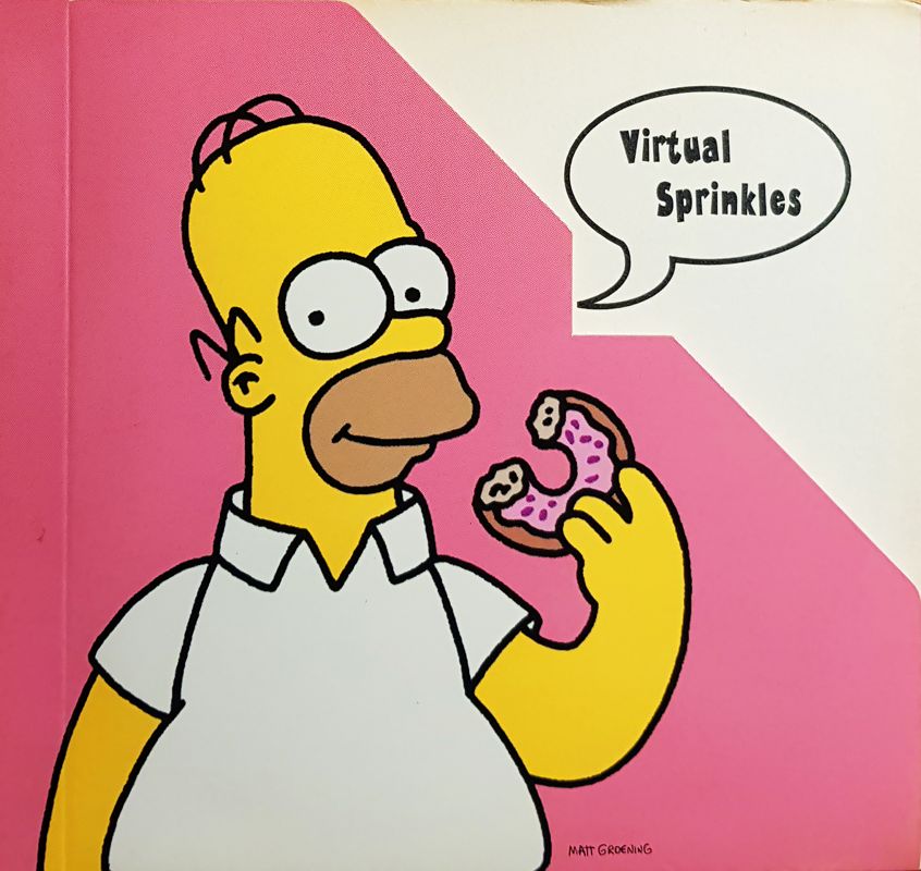 Other for The Simpsons: Virtual Springfield (Windows): Digipak manual pocket