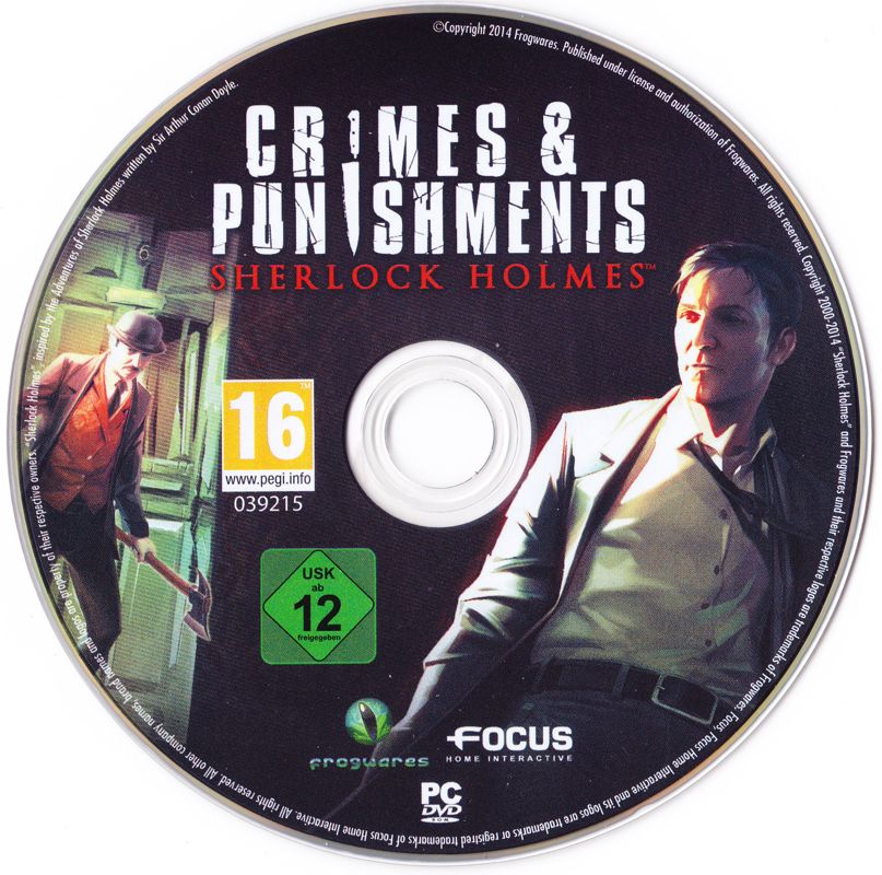 Media for Crimes & Punishments: Sherlock Holmes (Windows)