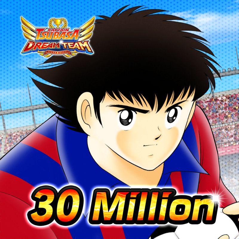 Front Cover for Captain Tsubasa: Dream Team (iPad and iPhone): 30 Million Downloads version