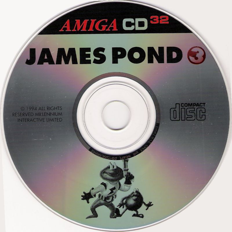 Media for James Pond 3 (Amiga CD32)