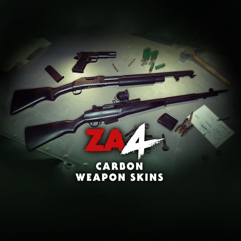 Front Cover for Zombie Army 4: Dead War - Carbon Weapon Skins (PlayStation 4) (download release)