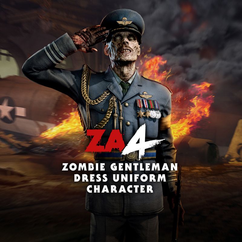 Front Cover for Zombie Army 4: Dead War - Zombie Gentleman Dress Uniform Character (PlayStation 4) (download release)